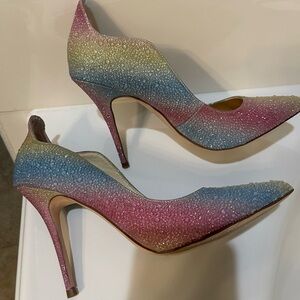 Jessica Simpson Multicolor Gradient Women's Heels